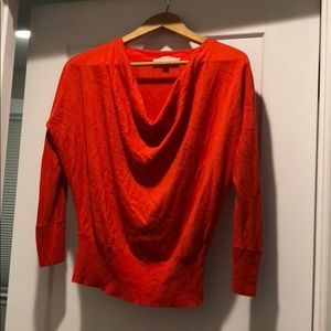 Drop neck sweater